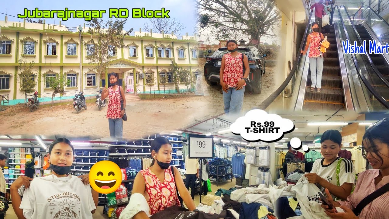 Jubarajnagar Block Office wo mathangmi aini Documents snam ni | Vishal market wo shopping khe mi 🤗
