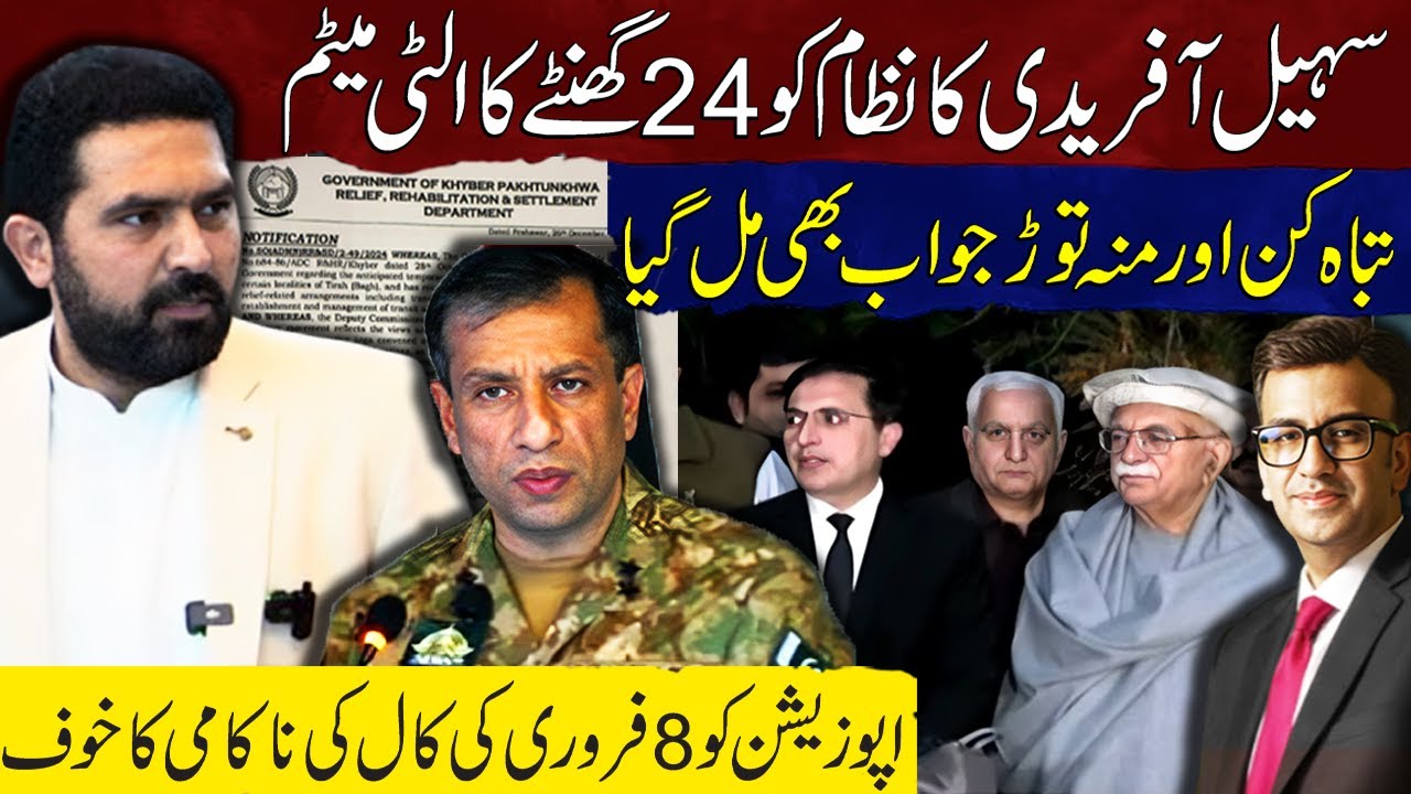 Sohail Afridi 24 Hour Ultimatum to the System | Crushing Response Received | Feb 8 Call in Trouble?