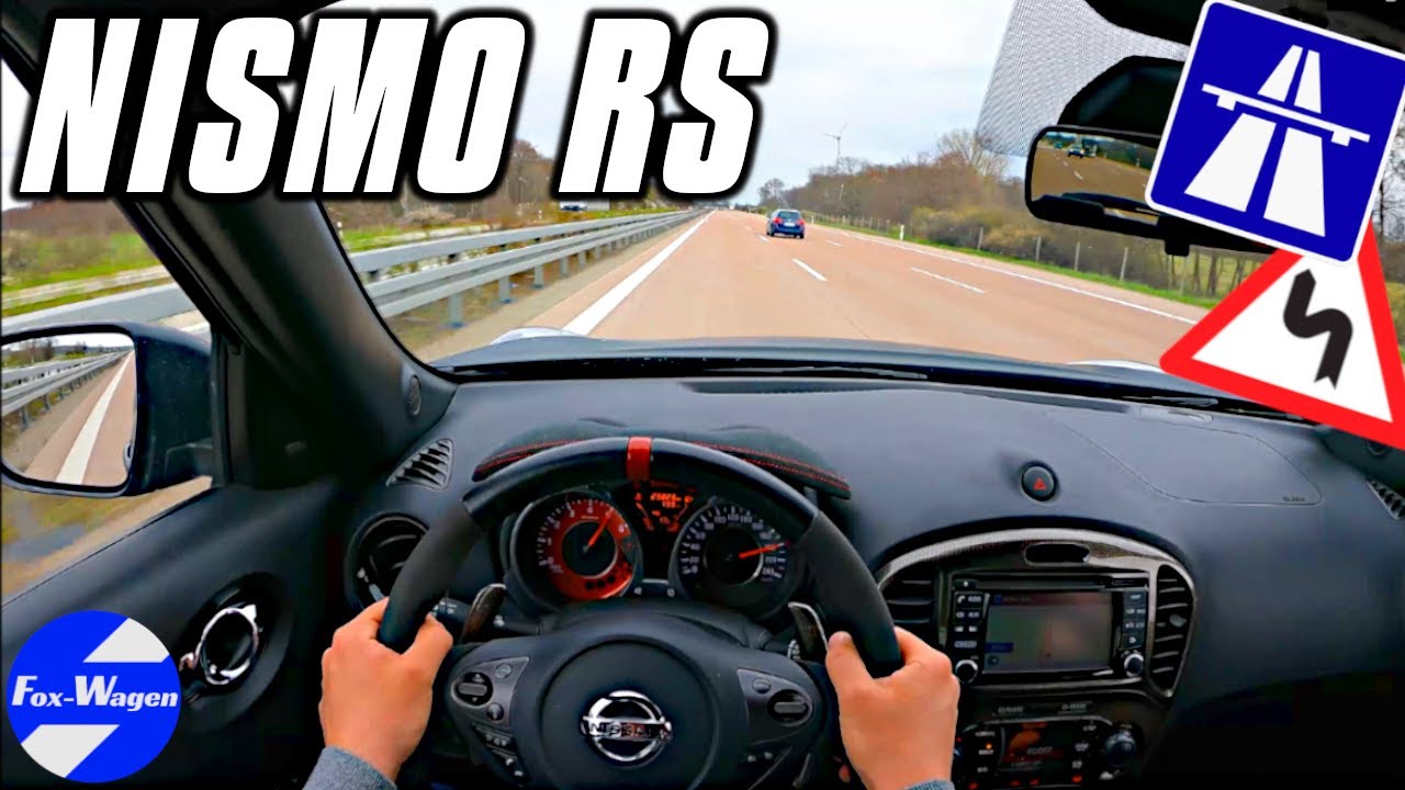 NISSAN JUKE NISMO RS 🔥 POV Test Drive | on GERMAN AUTOBAHN | NO LIMIT 😁 | Facelift | 214 HP | 4x4