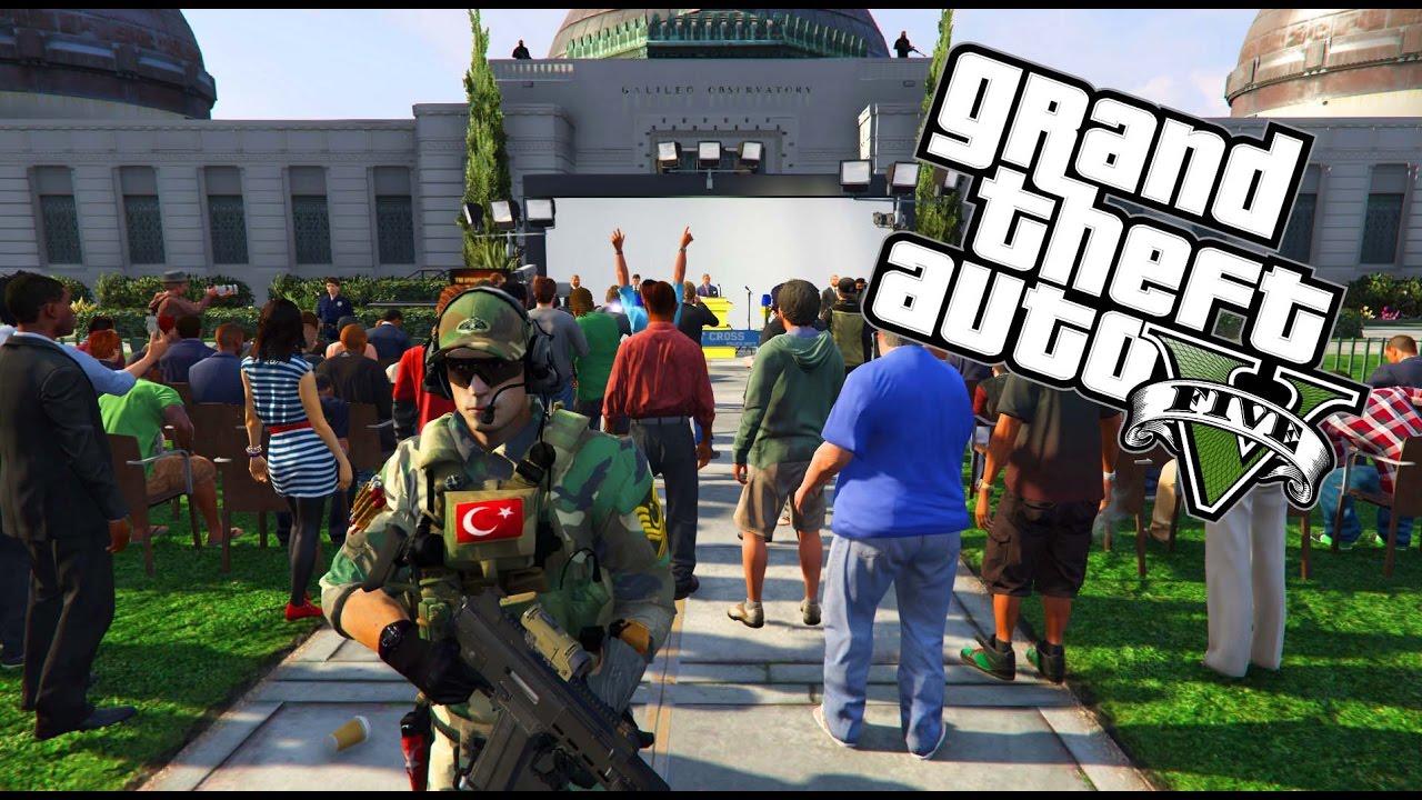 GTA 5 BAŞKAN KORUMA KONVOYU! - BASIN AÇIKLAMASINA GÖTÜRÜYORUZ