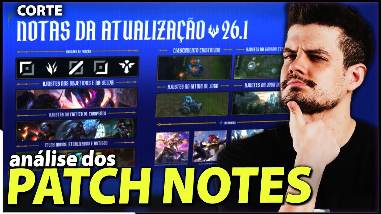 ANÁLISE RELÂMPAGO DOS PATCH-NOTES DA SEASON 1 2026!