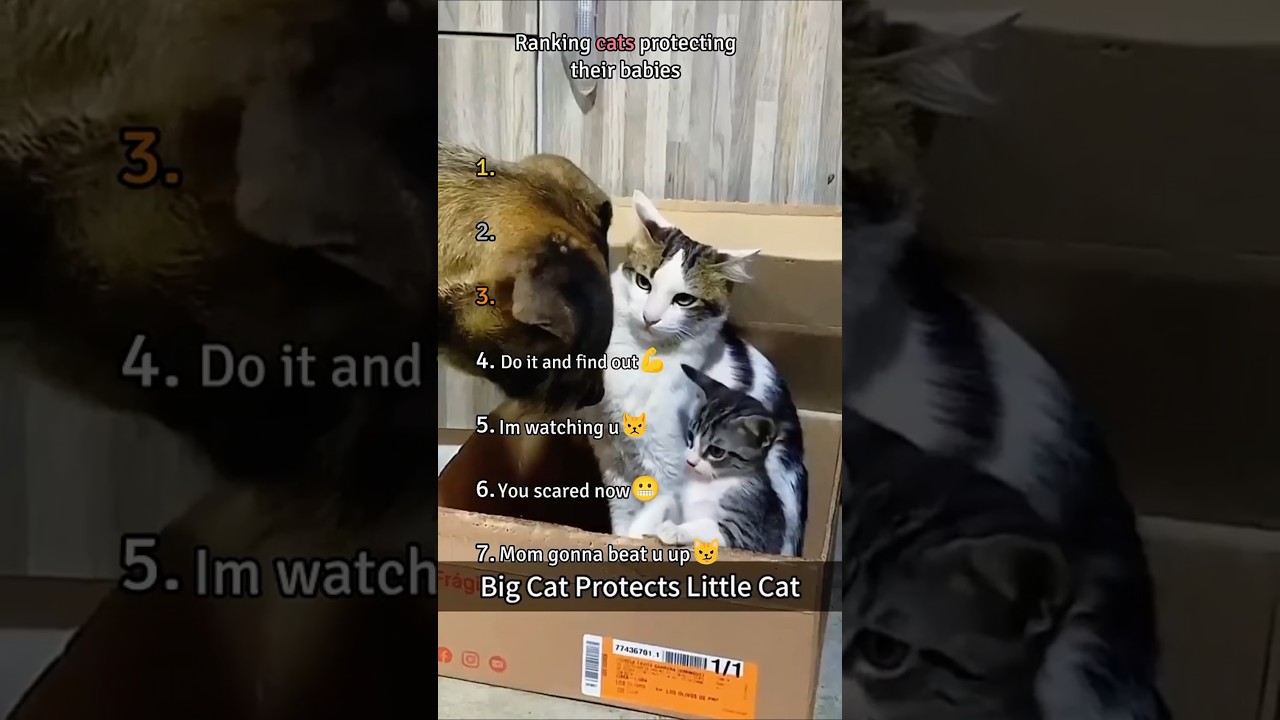 Mama cats dont play around!