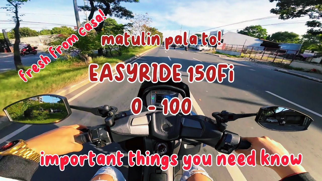 EASYRIDE 150Fi | MATULIN | FRESH FROM CASA BINIRIT AGAD | #LONGBLACKMOTO #EASYRIDE150Fi