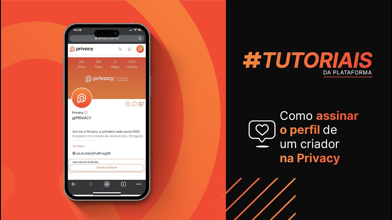 SAIBA COMO ASSINAR O PERFIL DE UM CRIADOR NA PRIVACY!