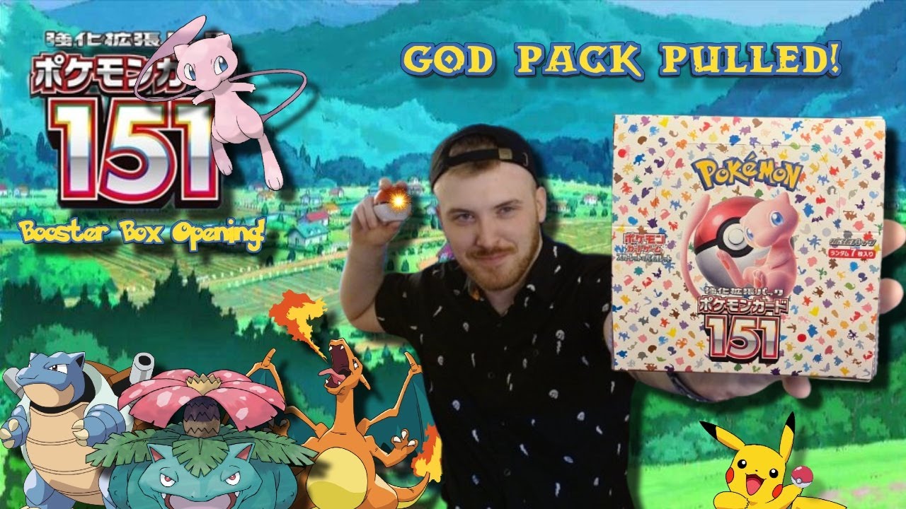 Pokémon 151 Japanese Booster Box Opening! WE HIT A GOD PACK!!!