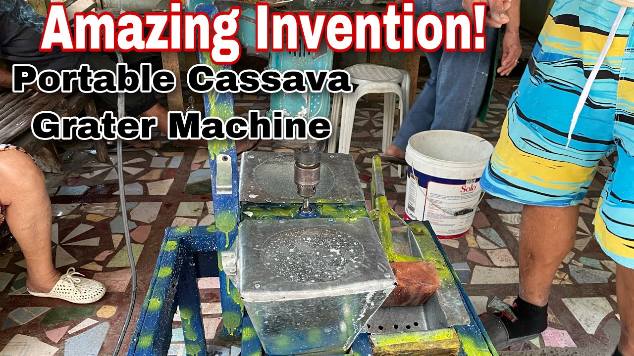 Portable Cassava Grater Machine|Ang galing naman ng nag-imbento nito.