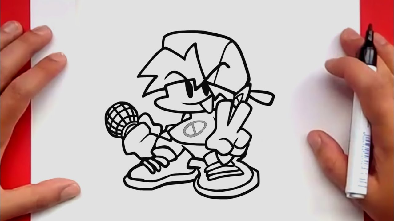 How to Draw FRIDAY NIGHT FUNKIN Characters  Easy