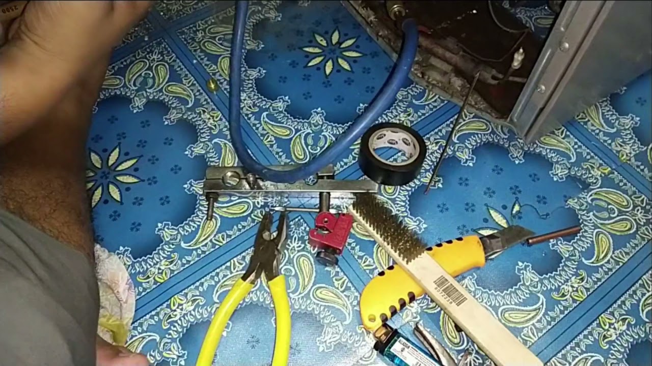 Cara-cara tukar/tambah gas peti sejuk
