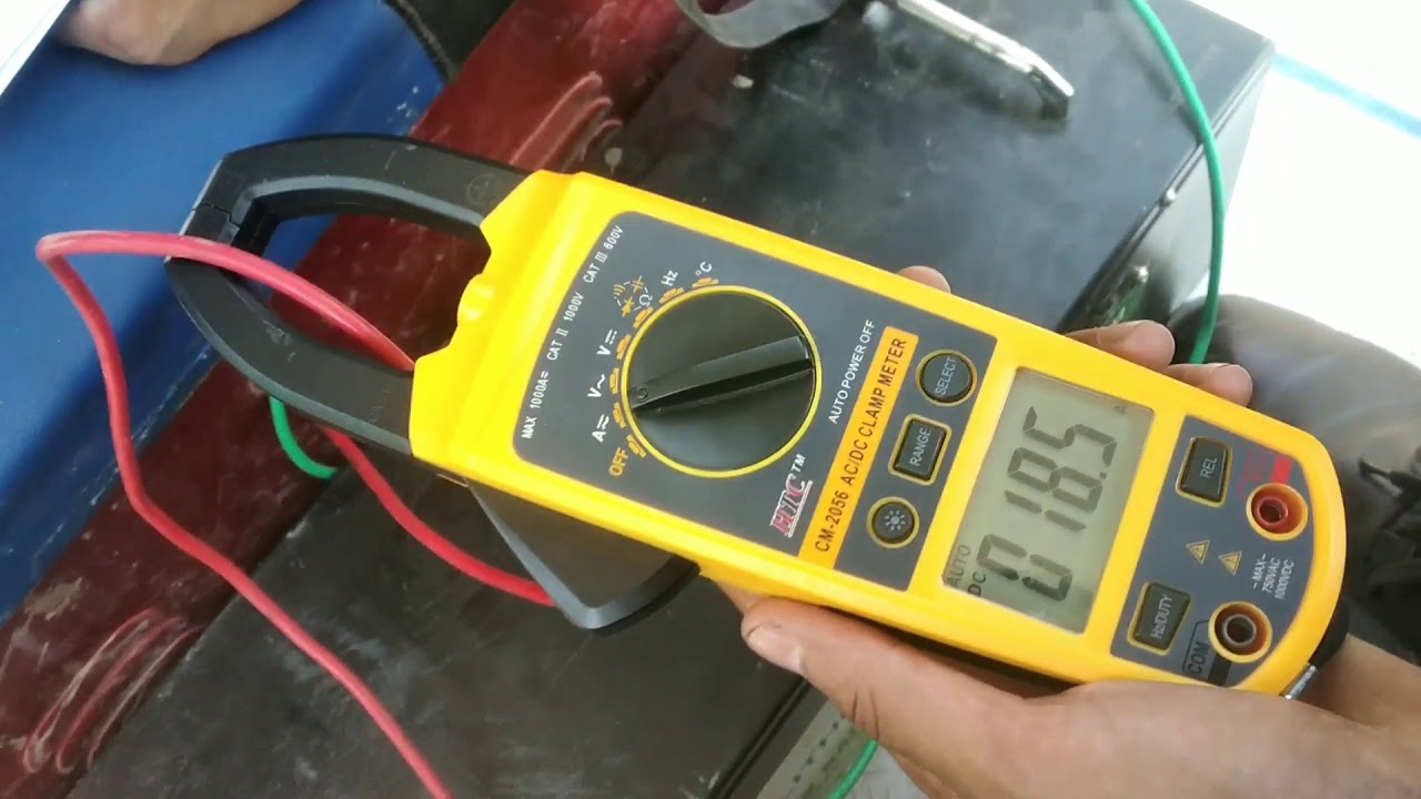 how to check rickshaw running ampere