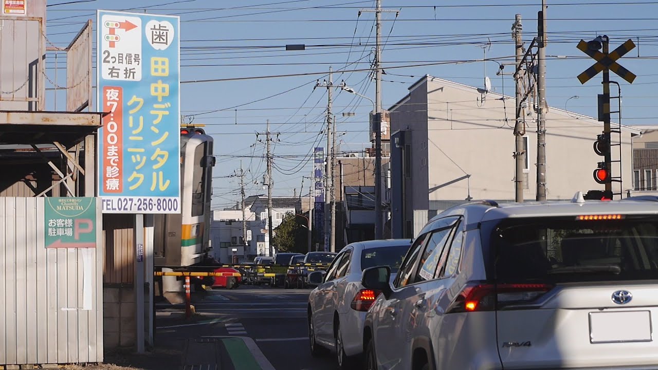JR上越線　安中街道踏切(その1-2)