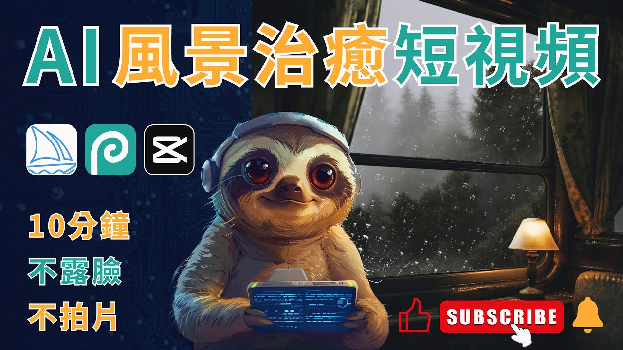 【保姆級教學】不露臉不拍片！只要10分钟！教你用AI快速製作出熱門的風景治癒短視頻｜2025Youtube賺錢项目