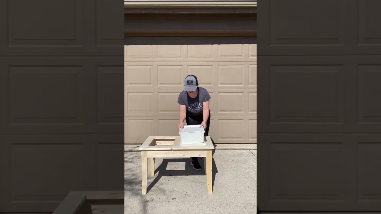 Toddler Sensory Table - DIY Plans Available on Etsy - AstinsWoodShop