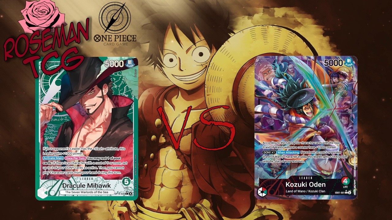 One Piece TCG Green Mihawk v Oden - February 15th Round 3