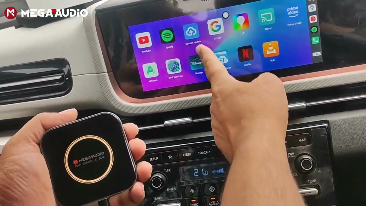 Megaaudio ANDROX CAR SAMART AI BOX PLAY VIDEO YOUR ORIGINAL SYSTEM
