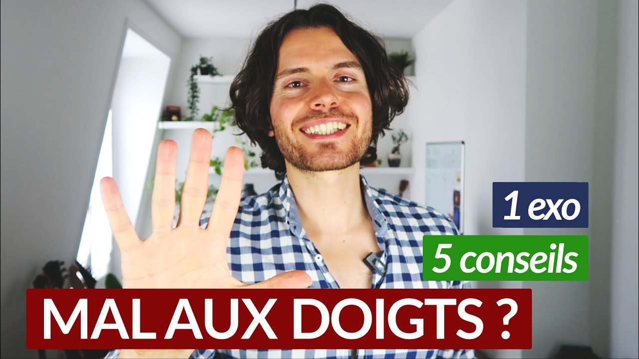 MAL AUX DOIGTS à la guitare : 5 conseils (+1 exo)