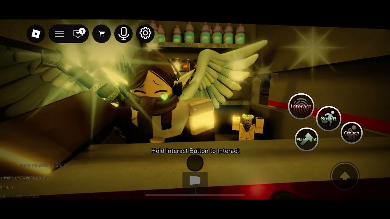 Playing foxy game 