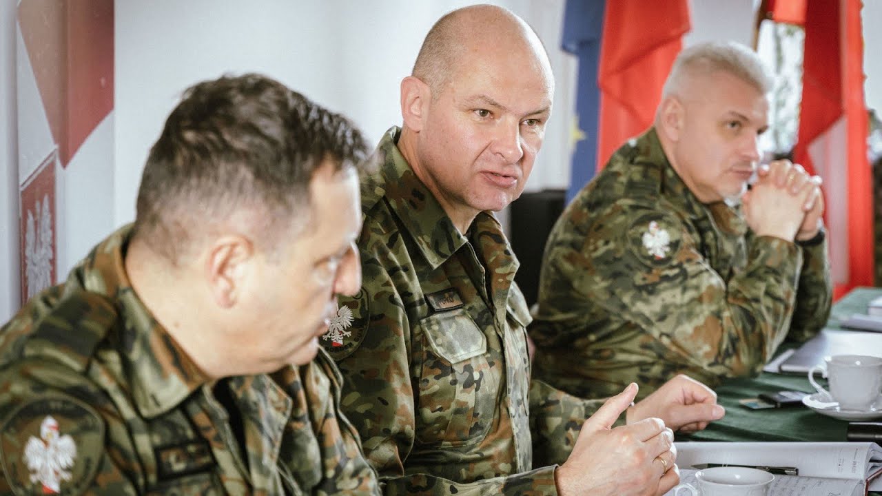 Odprawa służbowa kadry kierowniczej Bieszczadzkiego Oddziału SG