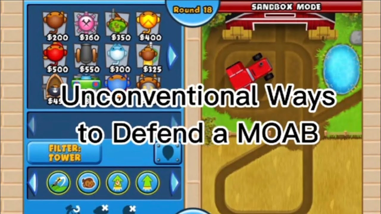 Unconventional methods to pop MOABs in BTD Battles 1