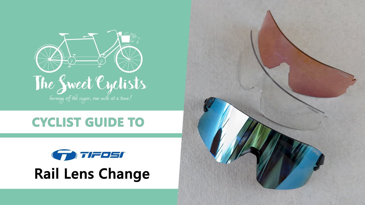 How to change lens on Tifosi Rail / Rail Interchange Frameless Sunglasses