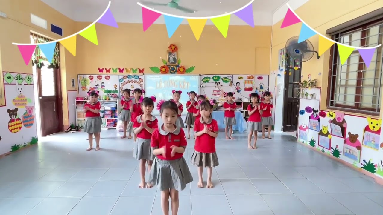 Nhảy: “khám phá thế giới tuyệt vời” - Tổng kết năm học 2023- lớp 5a3