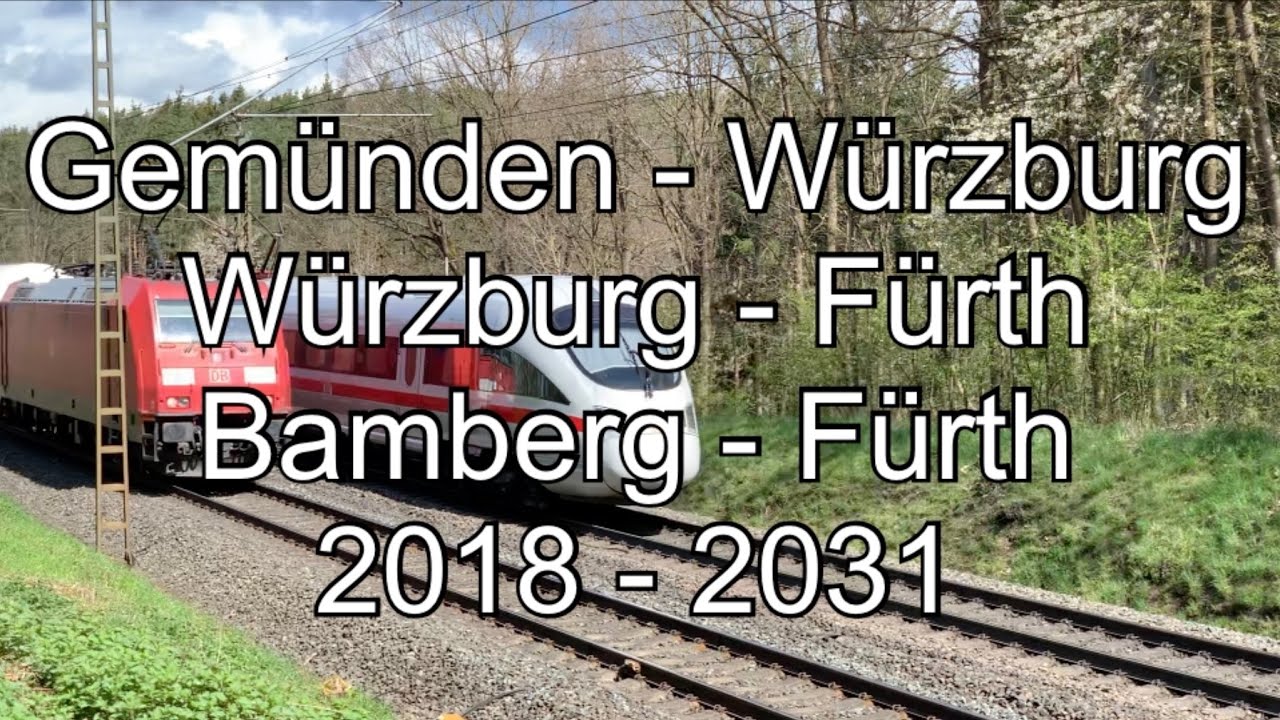 Ausbau von überlasteten Bahnstrecken in Franken