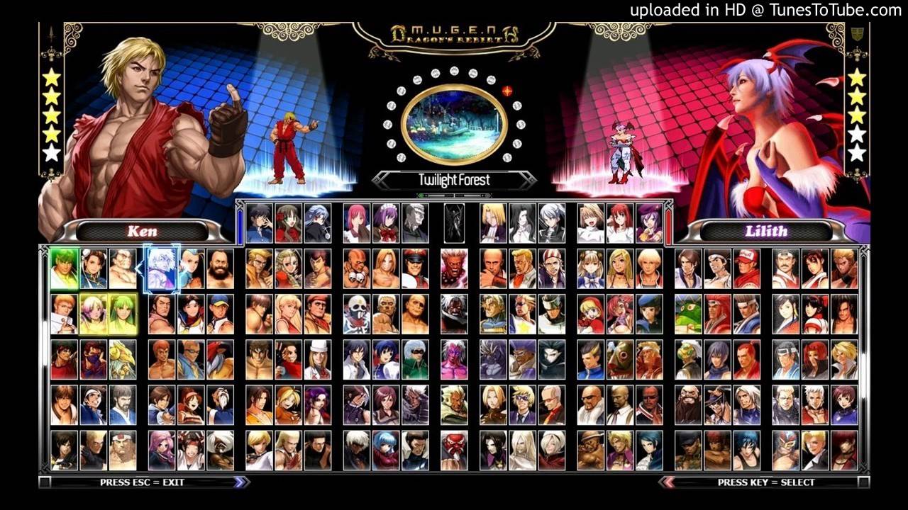 My MUGEN Select Theme (Download in the description)