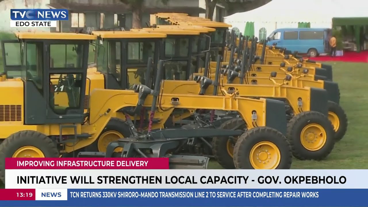 Edo State Govt Hands Over 54 Construction Equipment To LG Councils