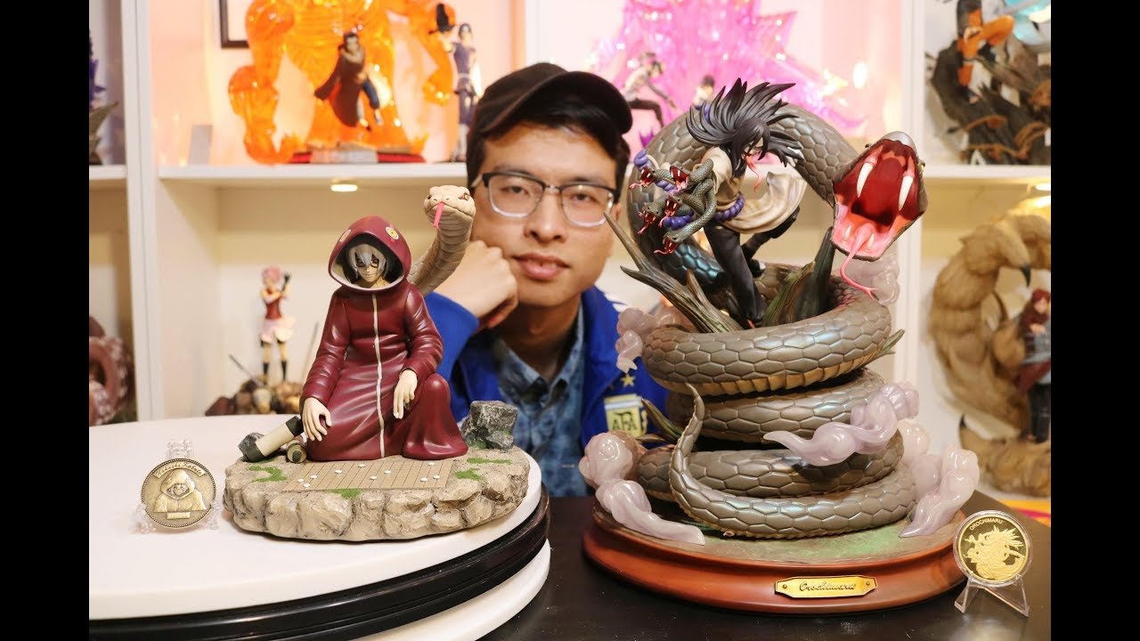 Unboxing Kabuto Yakushi Statue from Naruto Shippuden by HMB.