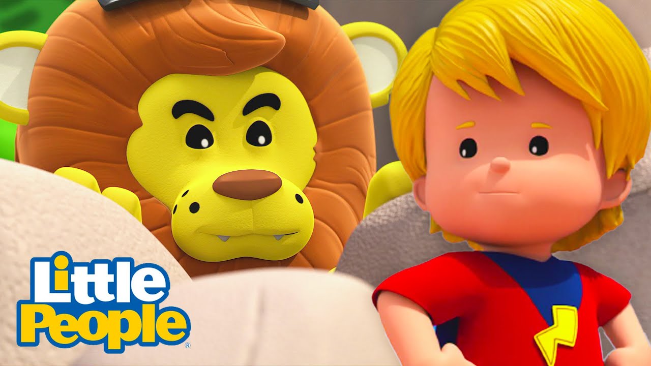 Super Eddie 🦸‍♂️ vs The Lion 🦁 | Little People | Cartoons for Kids | WildBrain Little Jobs