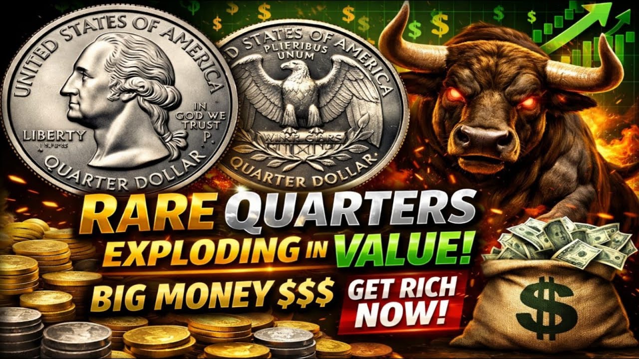 💰 This Quarter Dollar Is Worth Crazy Money 😨Collectors Pay Big Money for This Quarter🧐