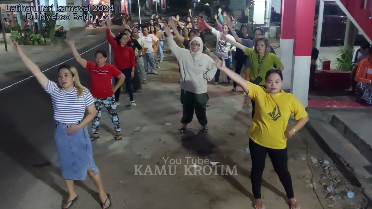 Latihan Tari karnaval 2024 - DJ Nyekso Batin