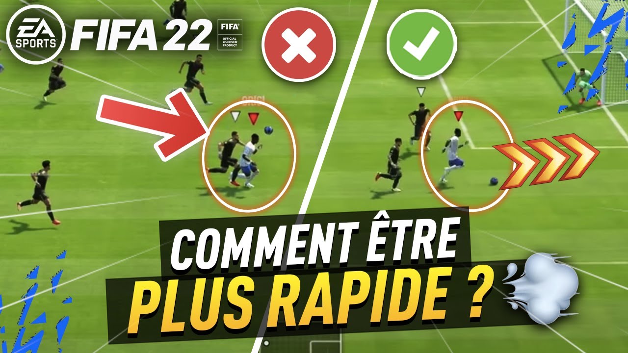 TUTO FIFA 22 - L'ASTUCE SECRÈTE pour être PLUS RAPIDE que l'adversaire !