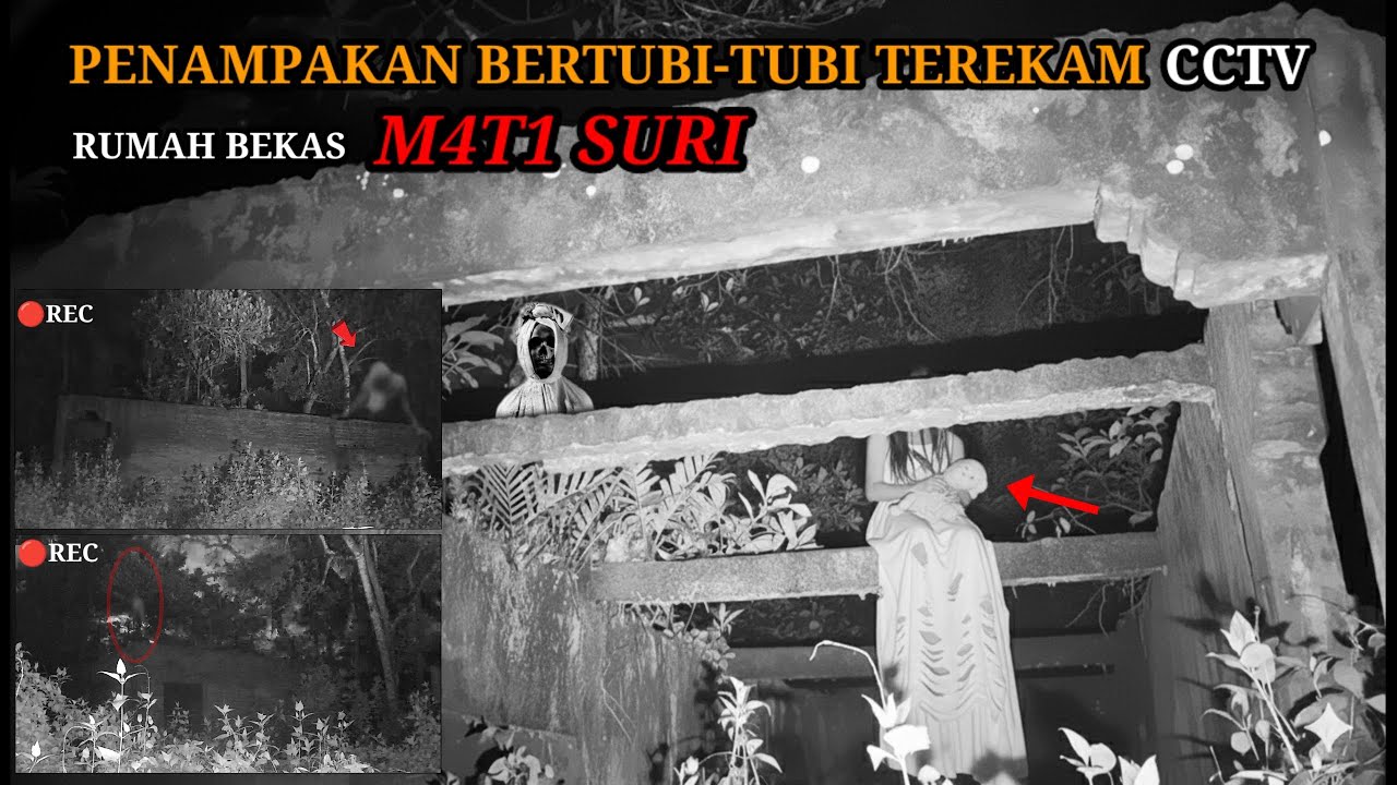 HORROR‼️ PENAMPAKAN MENYERAMKAN MUKA KUNTILANAK || EKSPERIMEN CCTV RUMAH KOSONG