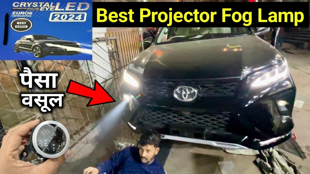 Toyota Fortuner Fog Lamp Upgrade 🔥 Best Led Projector Fog Lamp Installed