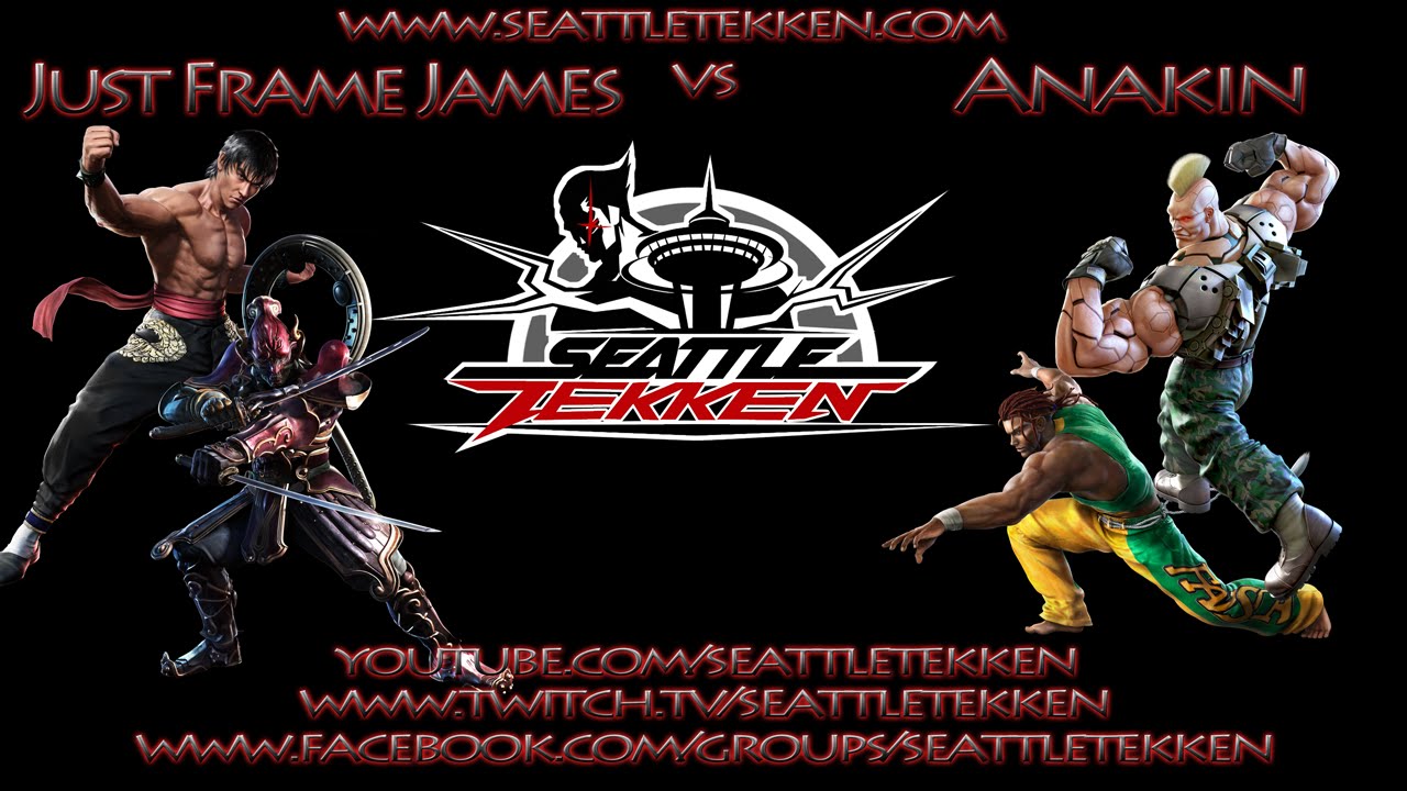Just Frame James (Yoshimitsu, Law) vs Anakin (Eddy, Jack, P Jack)