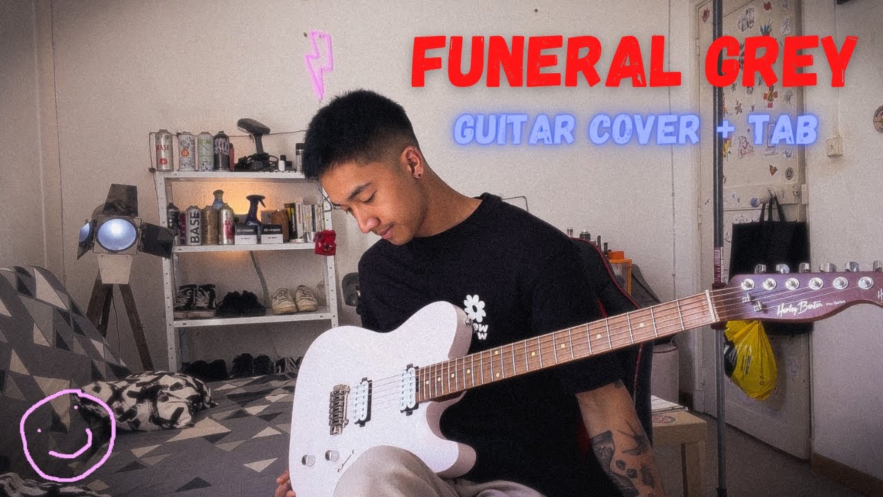 WATERPARKS new song 2022 - FUNERAL GREY (GUITAR COVER + TAB)