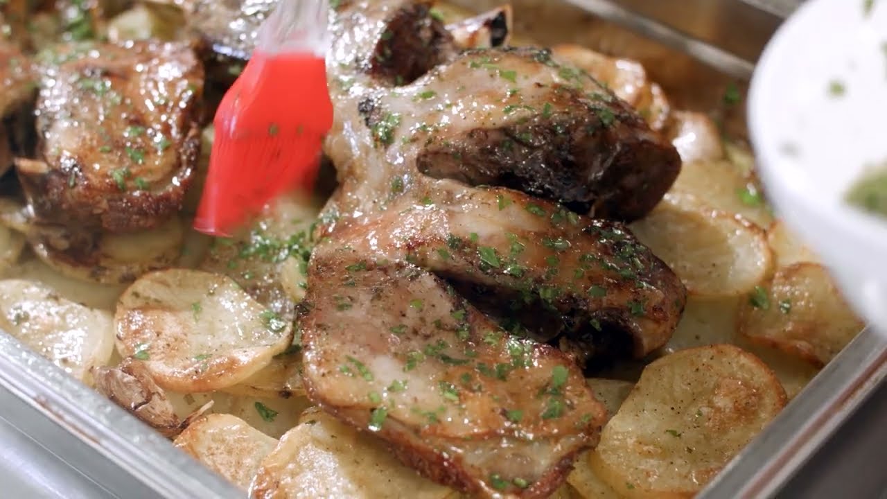 Ternasco asado con patatas | Vitalia
