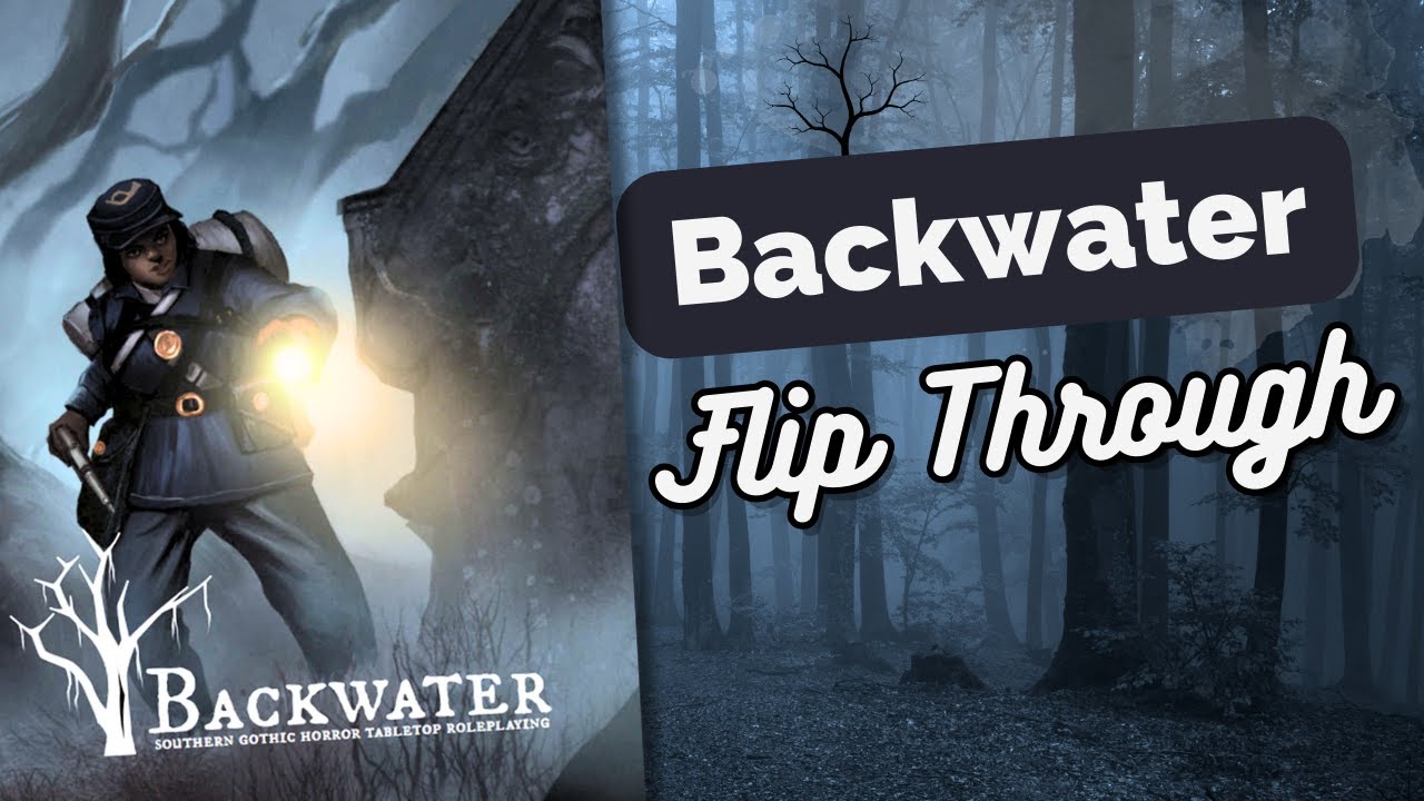 Backwater New Orleans Flip Through: A Southern Gothic Horror TTRPG (Part 1)