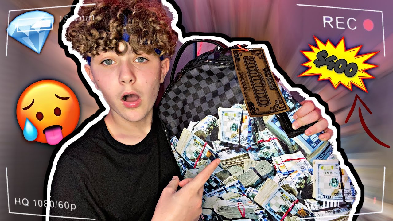 SPRAYGROUND money Backpack unboxing!💧💎🎒