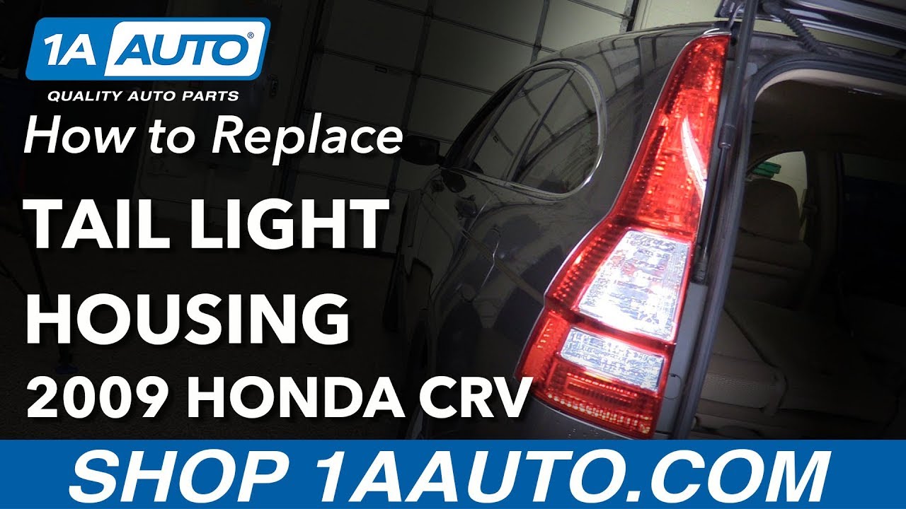 Как заменить корпус заднего фонаря на Honda CR-V 07-11