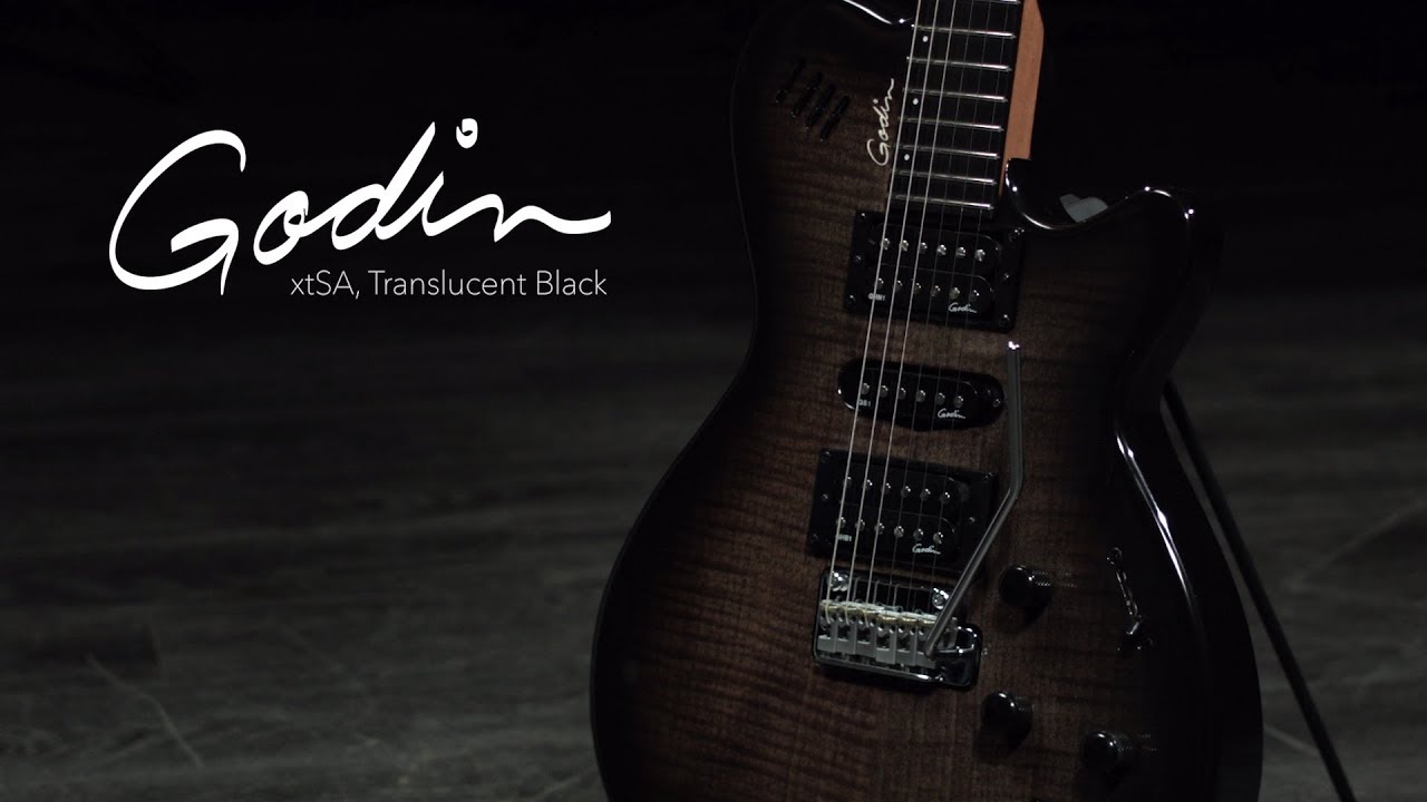 Godin xtSA, Translucent Black | Gear4music demo