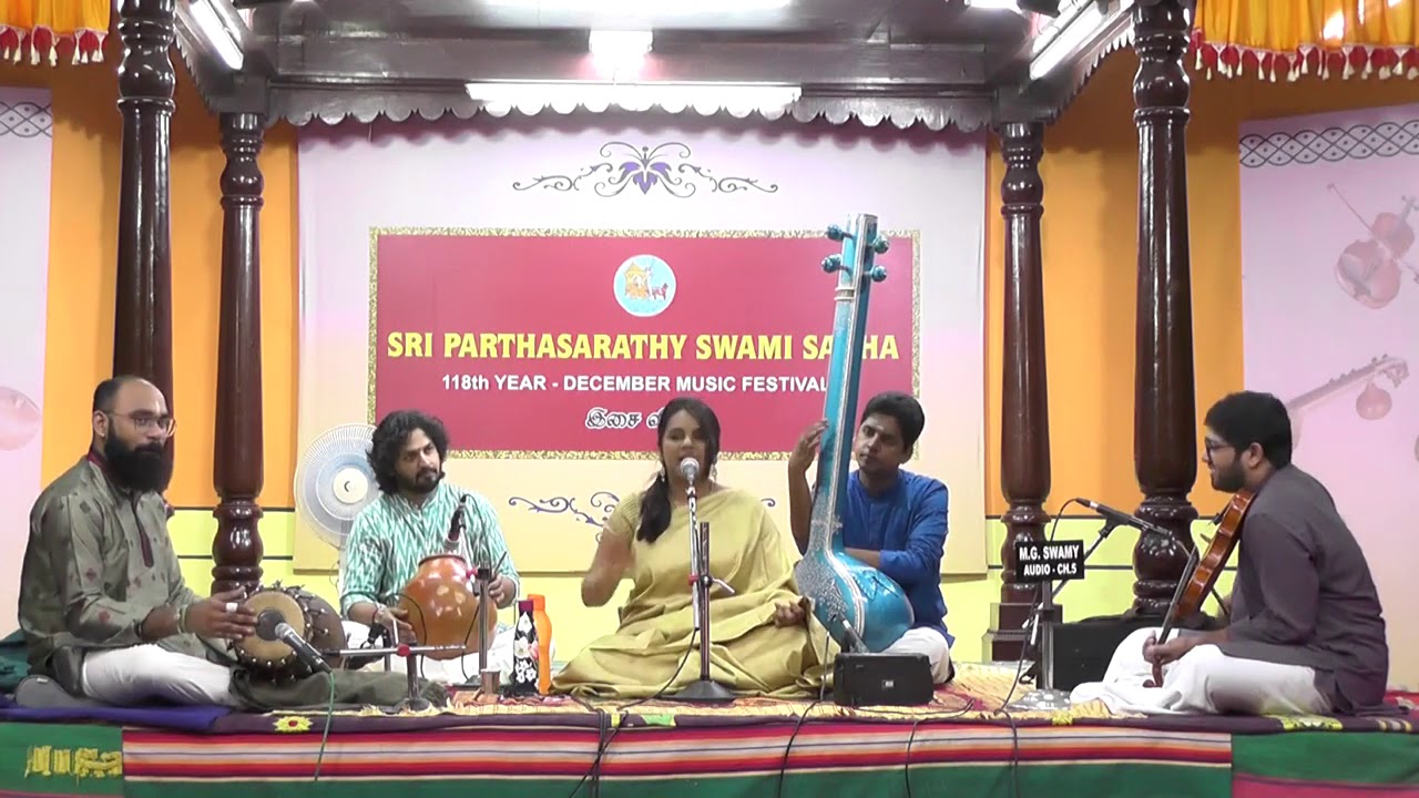 Sriranjani Santhanagopalan l December Music Festival 2018 l Sri Parthasarathy Swami Sabha l   2019