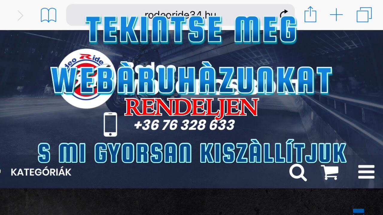 Rodeo Ride motorosbolt Kecskem&eacute;t bemutatkoz&oacute;