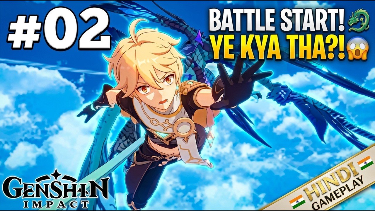 Saving The Whole Kingdom From Dragon God 😨 || Genshin Impact Episode 2 In Hindi |