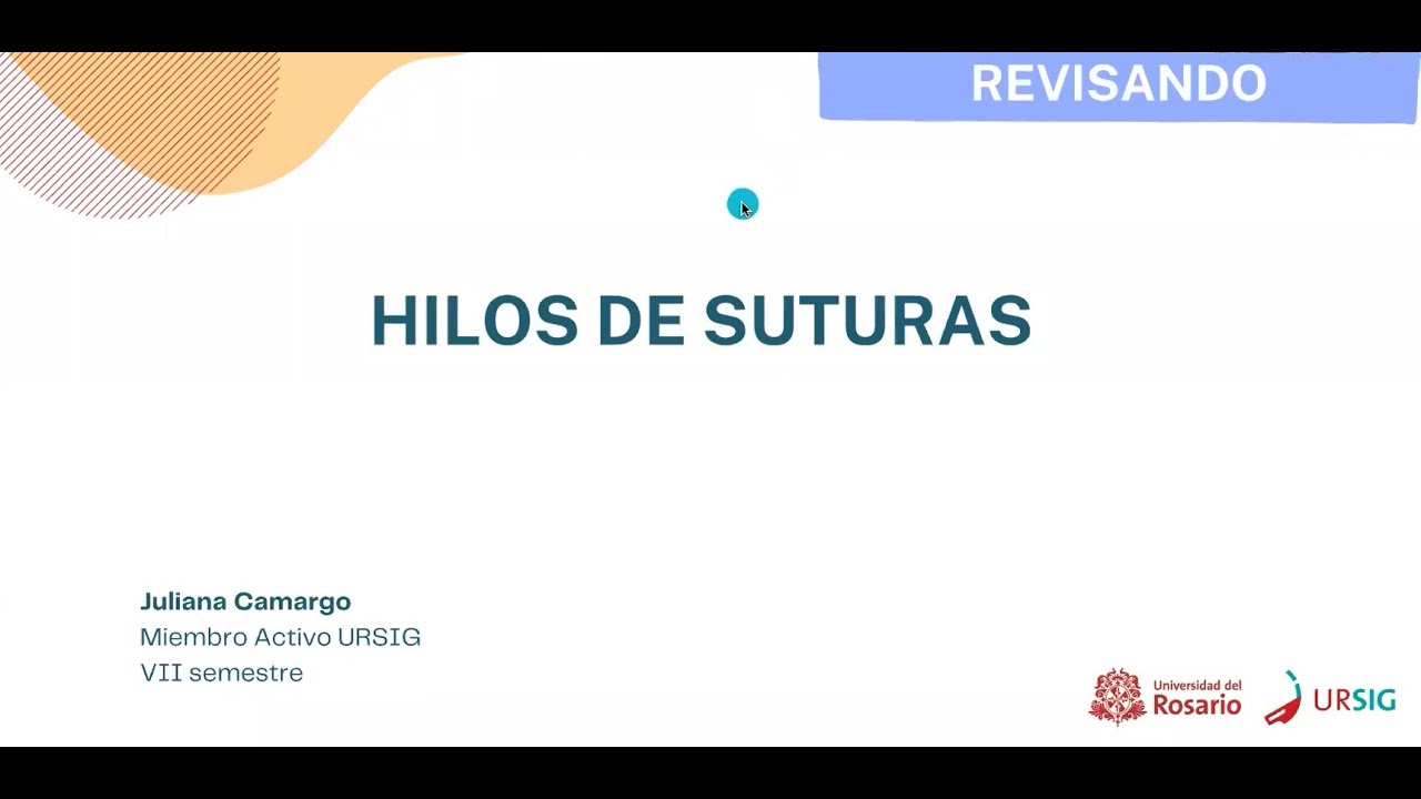 Serie Instrumental&iacute;zate -  Suturas Quir&uacute;rgicas