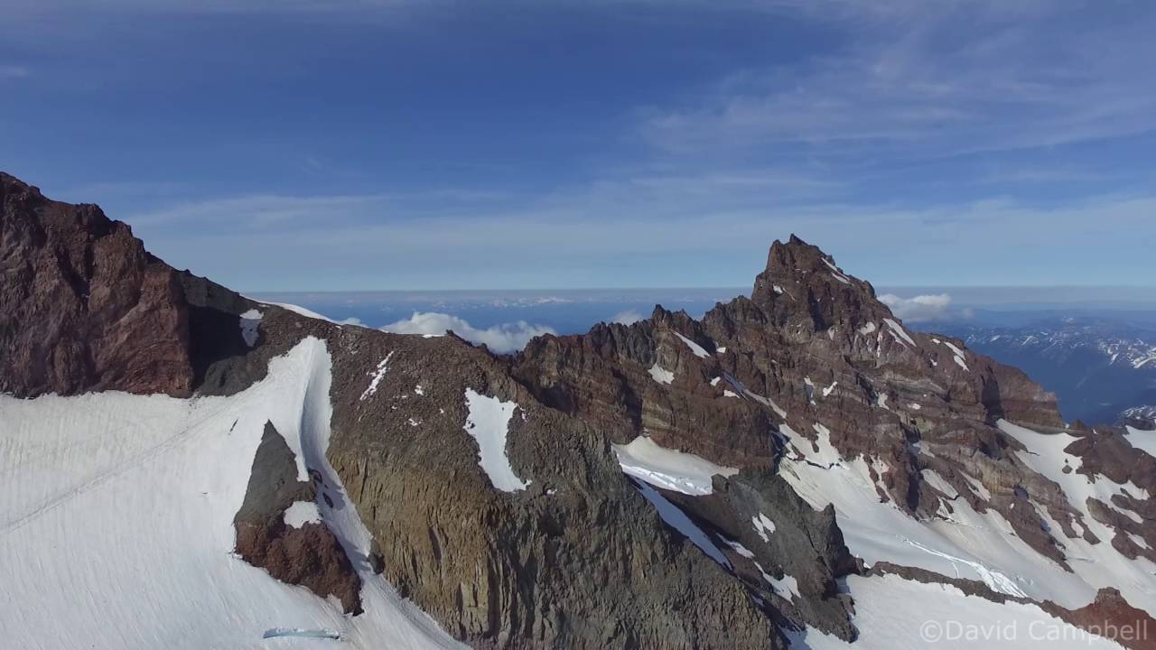 Mt. Rainier - Camp Muir - Drone Video (Phantom 3)  - 1440p
