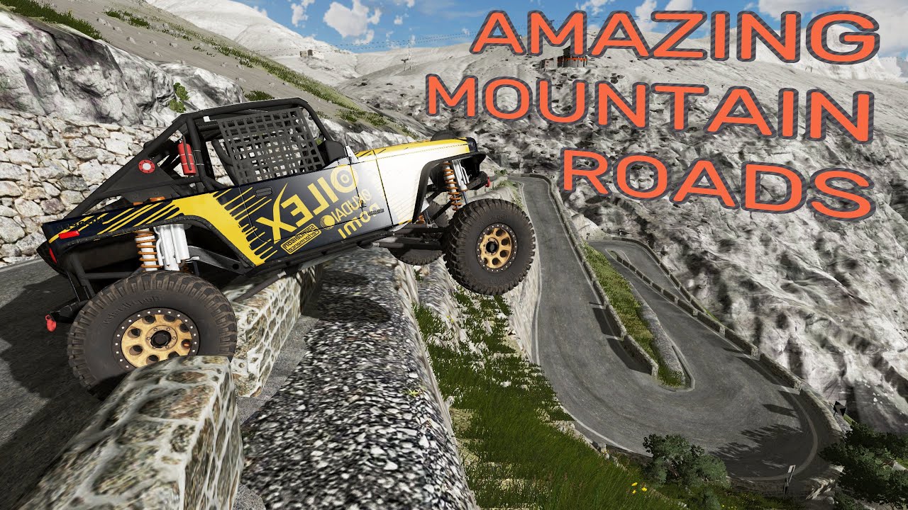 BEAUTIFUL MOUNTAINS - BeamNG.drive - Stelvio Pass