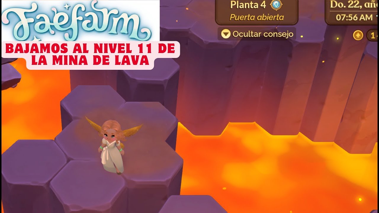 Fae Farm | Nivel de mina 11/25 | Recolectando materiales para hacer armas AURICALCO.