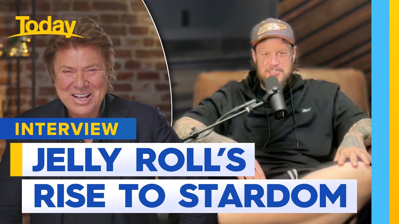 Jelly Roll talks touring Australia and his unlikely rise to fame | Today Show Australia