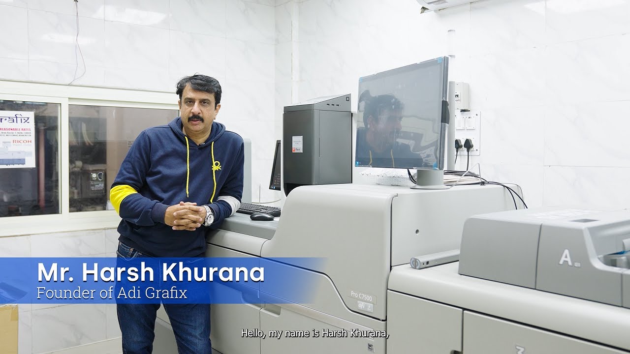 RICOH Pro C7500 @ Adi Graphix, Delhi